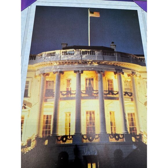 The White House Commemorative Stamp Set In Exclusive Postal Society Folder READ - Picture 16 of 16